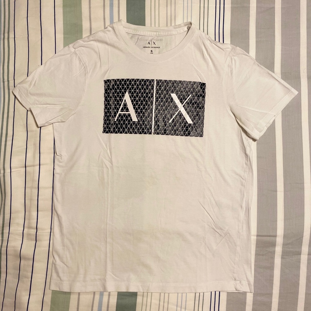 Armani Exchange White Tee